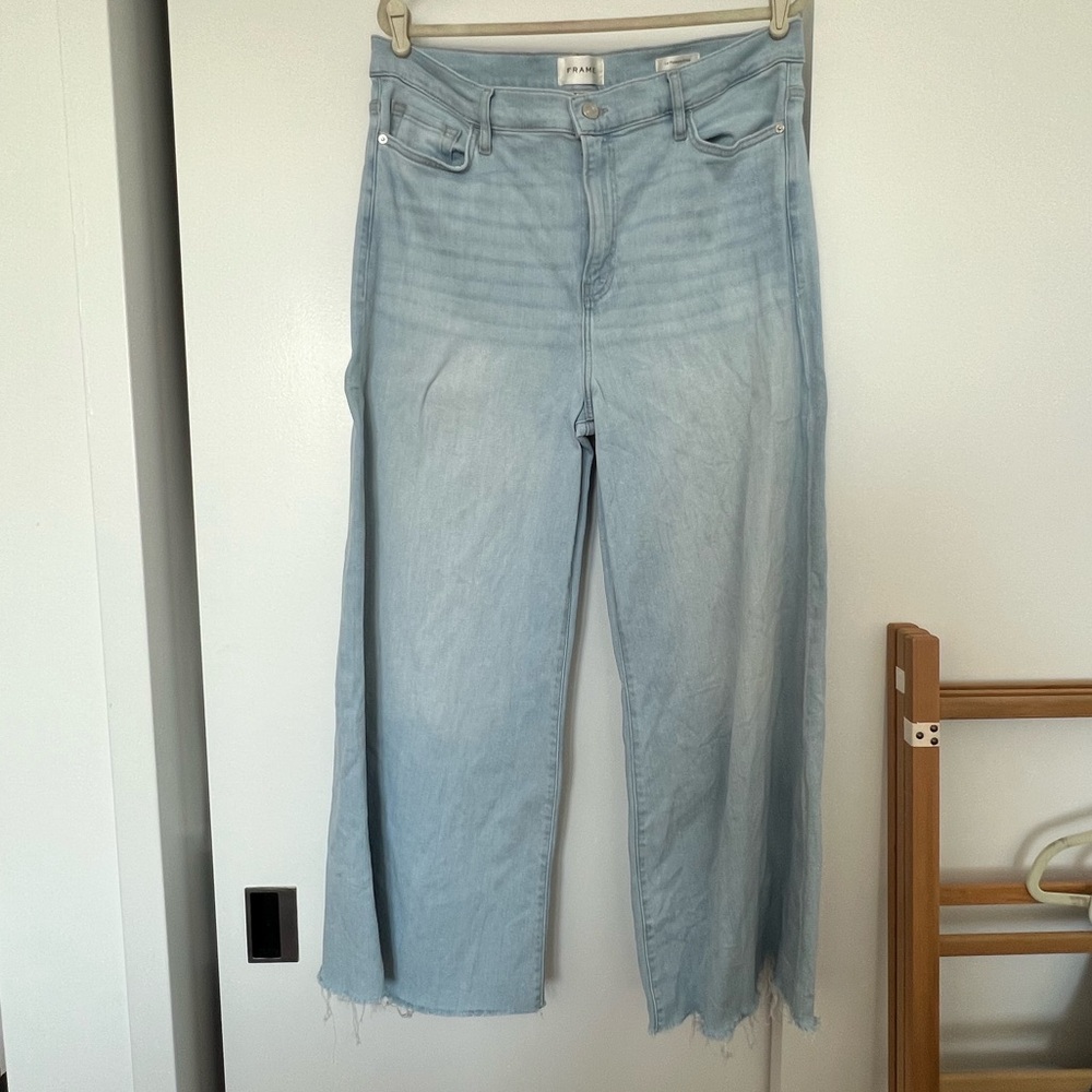 Frame le Palazzo crop jeans